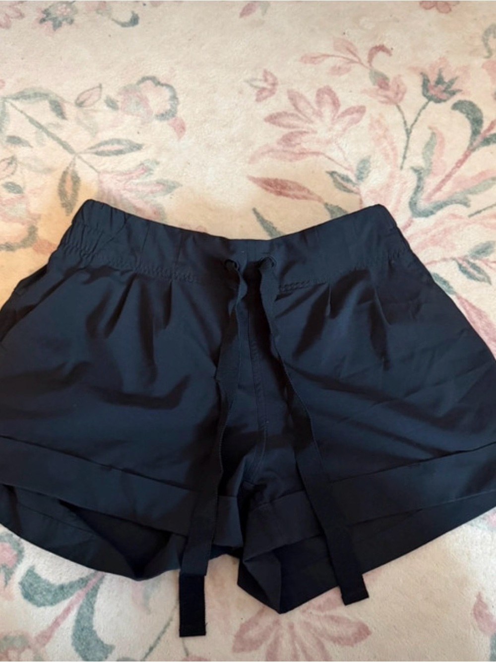 lululemon athletica Black Women's Athletic Shorts with Drawstring